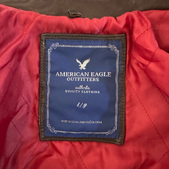 Brown Leather Women's Jacket - Picture 6 of 9